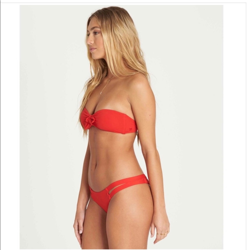 Red Billabong Bikini Bottoms